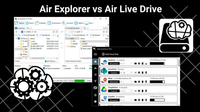 Air Explorer vs. Air Live Drive