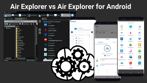Air Explorer vs Air Explorer for Android