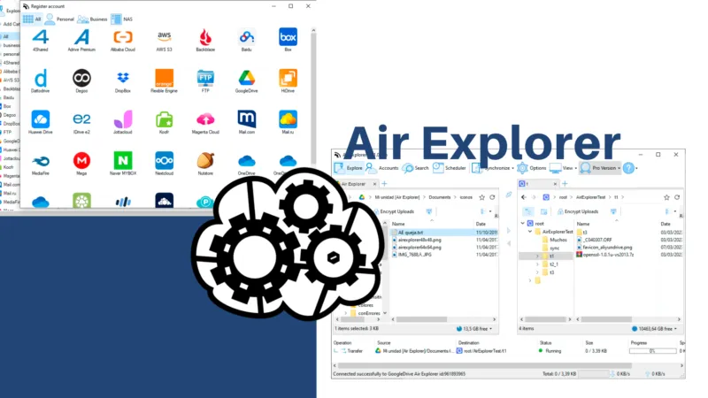 Air Explorer, manage all your cloud storage accounts with one app