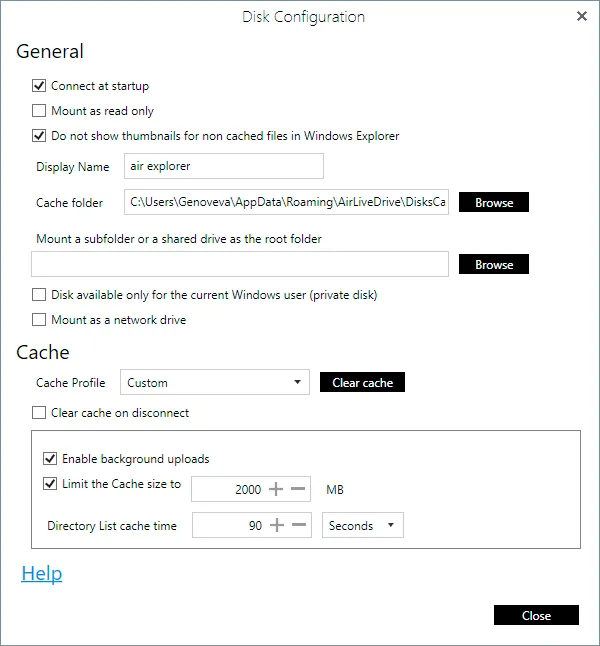 Fine-Tuning Cache Settings in Ari Live Drive