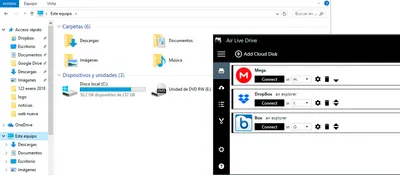 1. Install and open Air Live Drive