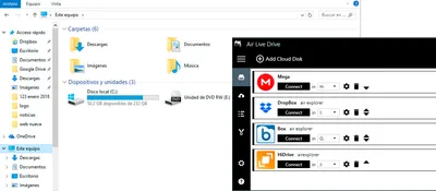 3. Connect the disk