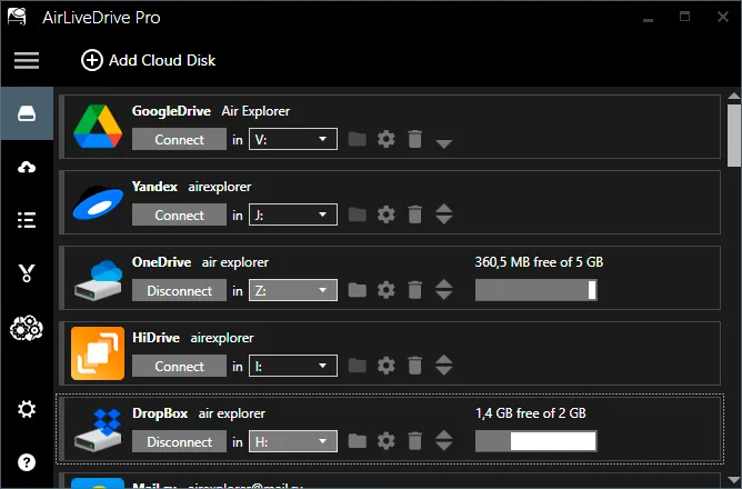 Air Live Drive fits the cloud mount side of the decision