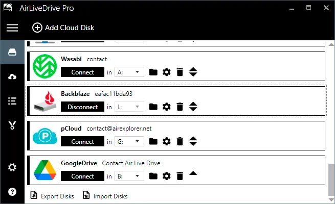 Air Explorer vs. Air Live Drive